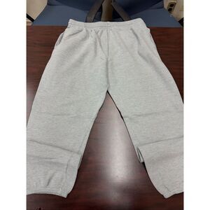 Fruit of the Loom Mens Grey Sweatpants with Pockets Size X-Large